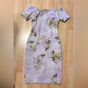 Calvin Klein Floral Print short sleeve dress